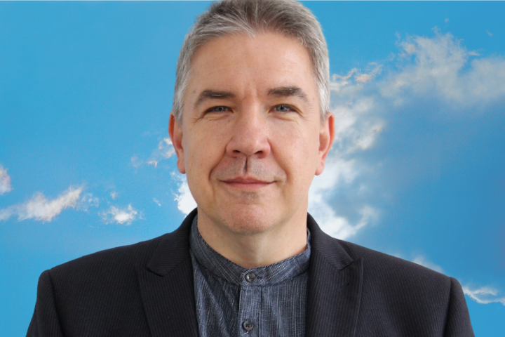 Portrait of Csaba Lajtmann, national coordinator of Climate Alliance Hungary